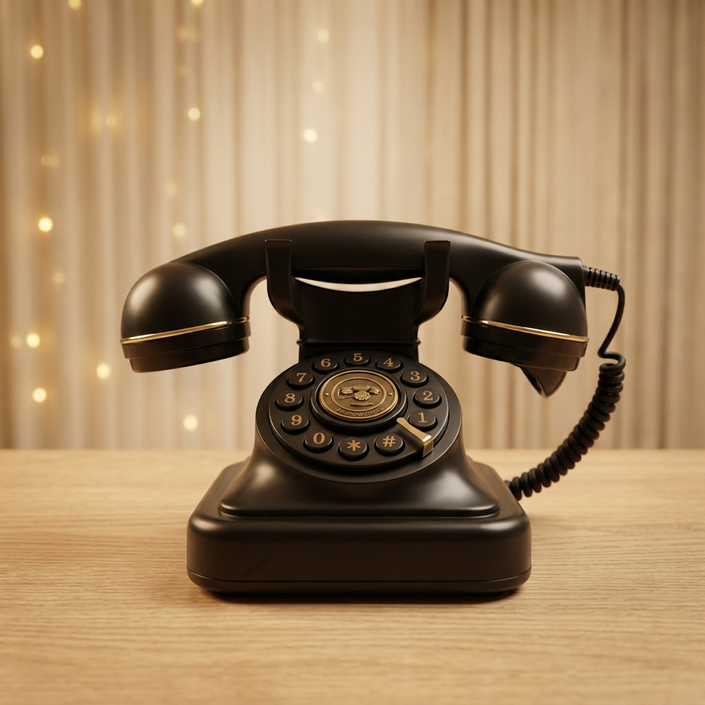 Livre d'or audio ACParty — téléphone rétro pour messages vocaux